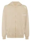 Plein Sport Graphic-print Zip-up Hoodie In Neutral