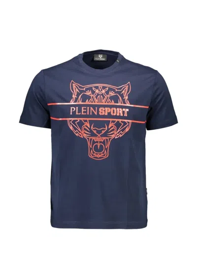 Plein Sport Graphic-print T-shirt In Blue