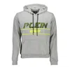 Plein Sport Gray Cotton Men Sweater In Gray