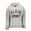 Plein Sport Gray Cotton Sweater In Gray
