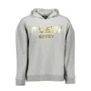 Plein Sport Gray Cotton Sweater In Gray