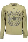 PLEIN SPORT GREEN COTTON SWEATER