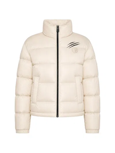 Plein Sport Helsinki Logo-patch Puffer Jacket In Multi