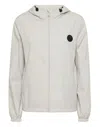 Plein Sport Hooded Lightweight Running Jacket Ls In White