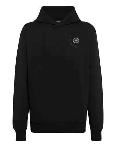 Plein Sport Hoodie Sweatshirt In Black