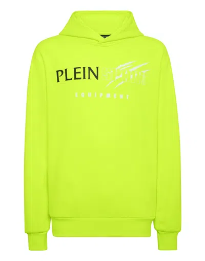 Plein Sport Scratch Logo-print Hoodie In Multi