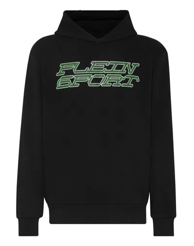 Plein Sport Tiger Logo-print Hoodie In Multi