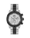 Plein Sport Hurricane Chrono Watch In Silver