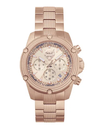 Plein Sport Hurricane Chronograph Watch In Gold