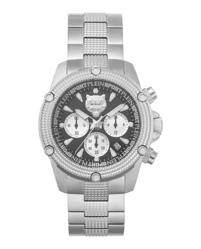 Plein Sport Hurricane Chronograph Watch In Metallic