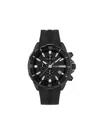 Plein Sport Impact Chronograph Watch With Textured Dial In Black