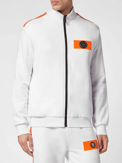 Plein Sport Jacket Men Color White In Animal Print