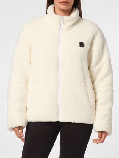 Plein Sport Jacket Woman Color White In Neutral