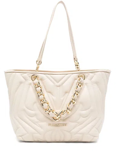 Plein Sport Jenna Tote Bag In White