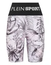 Plein Sport Jogging Cyclist Leggings In Multi