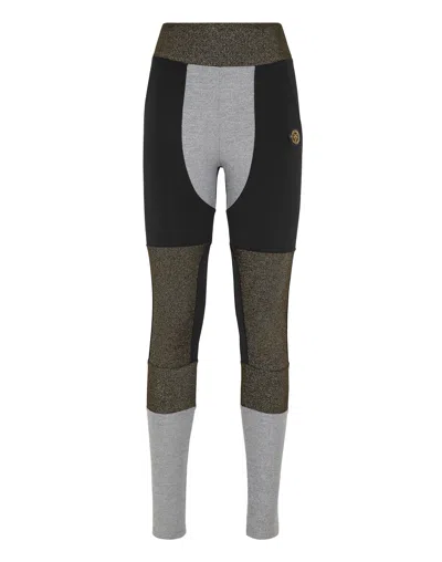 Plein Sport Jogging Leggings Statement In Multi