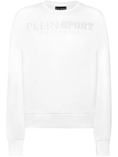 Plein Sport Jogging Sweatshirt In White
