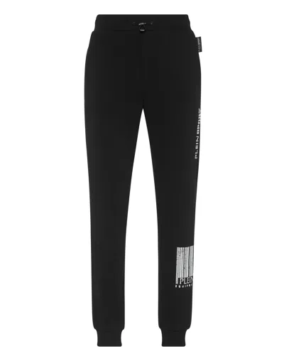 Plein Sport Jogging Trousers Barcode In Black