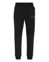 Plein Sport Ribbed Panelling Track Pants In Black