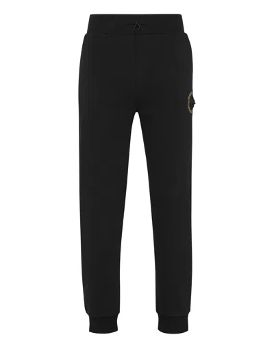 Plein Sport Jogging Trousers Tiger In Black