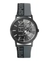 Plein Sport Legend Silicone Strap In Black