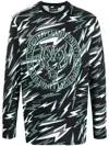 Plein Sport T-shirt Mit Blitz-print In Black
