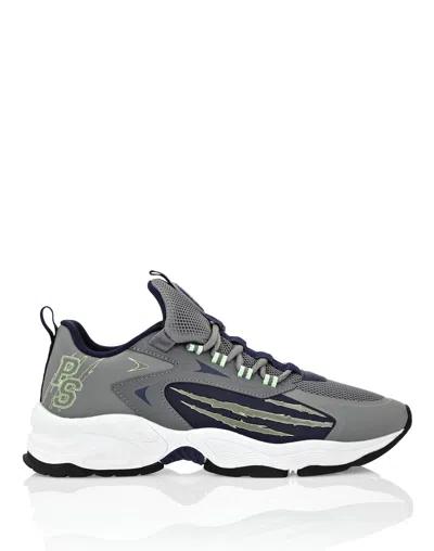 Plein Sport Lo-top Logo-print Sneakers In Multi