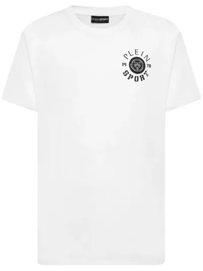 PLEIN SPORT LOGO-APPLIQUÉ COTTON T-SHIRT