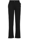 Plein Sport Logo-appliqué Drawstring Track Pants In Black