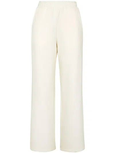 Plein Sport Logo-appliqué Track Pants In White