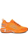 Plein Sport Logo-embellished Sneakers In Orange