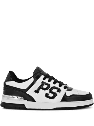 Plein Sport Logo-embellished Sneakers In White