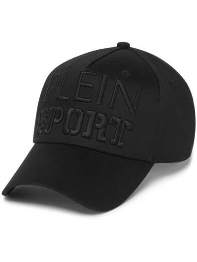 Plein Sport Logo-embroidered Baseball Cap In Black