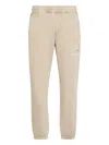 Plein Sport Logo-embroidered Cuffed Joggers In Neutral