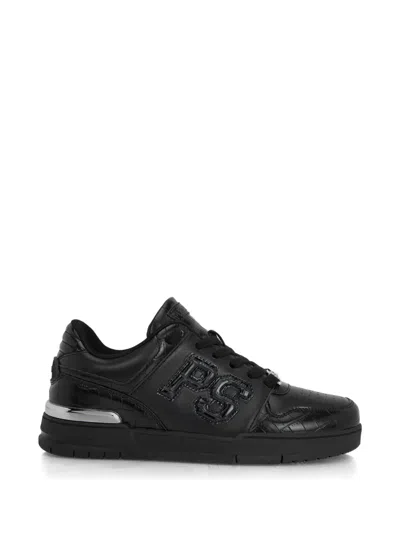 Plein Sport Low-top Sneakers Ps Cocco Unisex In Black