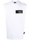 Plein Sport Logo-patch Short-sleeve T-shirt In White