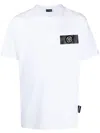 Plein Sport Logo-patch Short-sleeved T-shirt In White