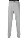 Plein Sport Logo-patch Track Pants In Gray