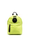 Plein Sport Logo-plaque Neon Backpack In Yellow