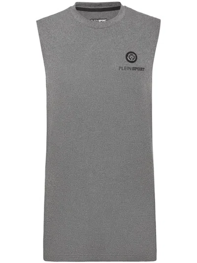 PLEIN SPORT LOGO-PLAQUE TANK TOP