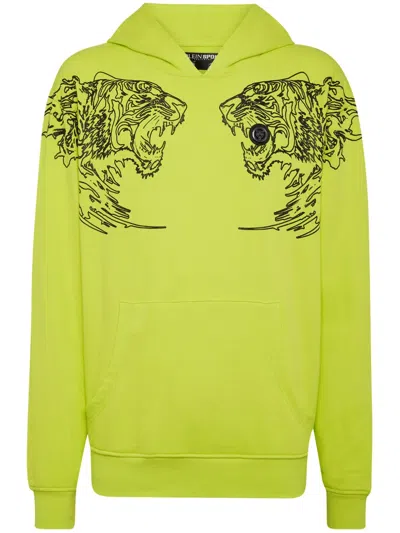 Plein Sport Sweatshirt Men Color Yellow In Green