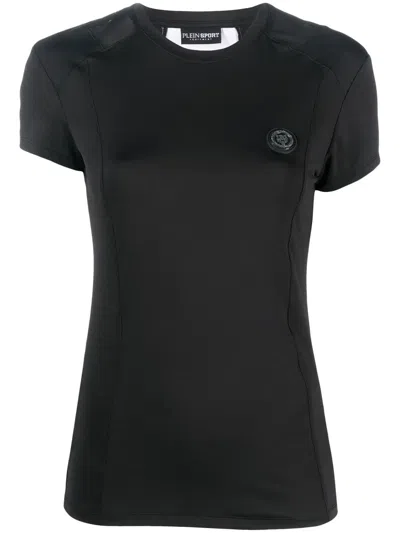 Plein Sport Logo-print T-shirt In Black