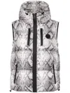 Plein Sport Nylon Puffer Gilet Pitone In Grey