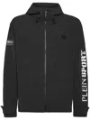 Plein Sport Technical Nylon Jacket Ls Scratch In 黑色