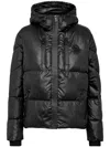 Plein Sport Logo-print Puffer Jacket In Black