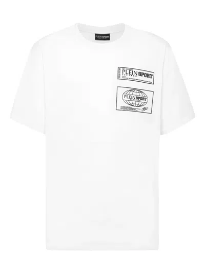 Plein Sport Logo-print T-shirt In White