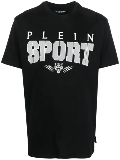 Plein Sport Logo-print T-shirt In Black
