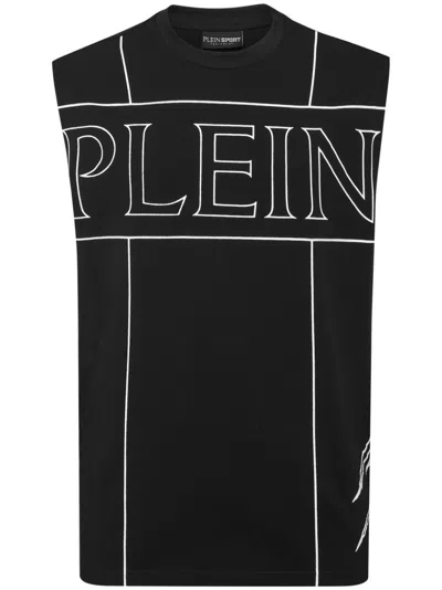 Plein Sport Logo-print T-shirt In Black