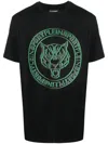 Plein Sport Logo-print T-shirt In Schwarz