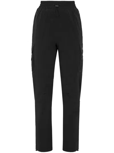 Plein Sport Logo-print Track Pants In Black